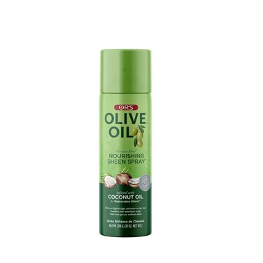 ORS Olive Oil Nourishing Sheen Spray infused with Coconut Oil 10 Ounces (Pack of 4)