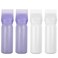 ELANE 4 Pack Root Comb Applicator Bottle,Oil Comb Applicator for Hair Dye Shampoos Hair Salons (2 purple + 2 white)