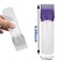 ELANE 4 Pcs Root Comb Applicator Bottle 6oz,Hair Oil Applicator Bottle for Hair,Oil Comb Applicator Hair Bottle Applicator for Hair Dye Shampoos Hair Salons Camping Traveling(Purple+Grey+Red+Green)