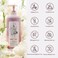 Sulfate Free Shampoo for Oily Hair, Japanese Shampoo for Women, Dye &amp; Paraben Free, Organic Rose Scent, Anti-Dandruff, Clarifying,Moisturizing &amp; Refreshing, Hair Care, 16oz
