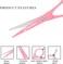 Hair Cutting Scissors Extremely Sharp Right-Hand Razor Edge - 5.5&rdquo; Overall Length,Made of 420c Japanese Stainless Steel Salon Scissors Professional Barber Haircut Scissors (pink, 5.5'')