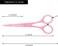 Hair Cutting Scissors Extremely Sharp Right-Hand Razor Edge - 5.5&rdquo; Overall Length,Made of 420c Japanese Stainless Steel Salon Scissors Professional Barber Haircut Scissors (pink, 5.5'')