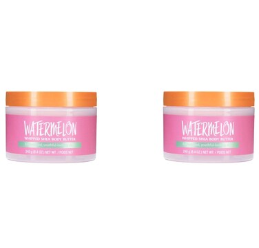 Tree Hut Watermelon Shea Body Butter 8.4 Oz! Formulated With Watermelon, Certified And Collagen! Moisturizer That Leaves Skin Feeling Soft &amp; Smooth! (Watermelon Lotion) (Two Pack)