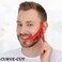 SIDECHEEK Three-dimensional Beard Shaping Tool, Shaving Template, Beard Shaper, Stencil &amp; Guide   Beard Lineup Tool for a Symmetric Curved or Step Cut   Ideal for Sideburns, Jaw &amp; Cheek Line