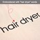 Hair Dryer Bags Drawstring Bag Container Hairdryer Bag, 11.8 by 13.8 Inch (Cotton, Beige)