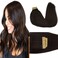 GOO GOO Tape in Hair Extensions Human Hair, 2 Dark Brown, 20inch 50g 20pcs, Thick Ends Straight Seamless Tape in, Invisible Tape in Hair Extensions Human Hair