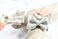 California Tot Non Slip Fully Lined Alligator Faux Leather Bow Hair Clips in Assorted Pack (Tea Party)