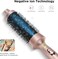 Aima Beauty Thermal Brush, 1.5"/40mm Volumizing Brush Makes Hair Silky Smooth, Ionic Hot Brush Create Smooth &amp; Shiny Loose Curls, Fast Heating, Dual Voltage, 60Mins Auto Shut Down, Gold