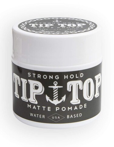 Tip Top Matte Water Based Strong Hold Pomade 4.25oz