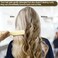Bamboo Wood Hair Brush with Cleaning Rake for Women Men and Kids, Natural Bamboo Bristles Small Paddle Flat Hairbrush Fit All Types Hair