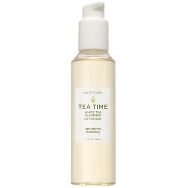 Earth To Skin Tea Time White Tea Anti-Aging Face Cleanser, Daily Face Wash for All Skin Types (4.7 Fl Oz)