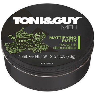Toni &amp; Guy Men Mattifying Putty, 2.7 oz (Toni&amp;Guy Workable Matte Paste 75ml)