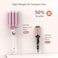 Small Hair Crimper, 1/2 Inch Beach Waves Curling Iron, Mini Hair Waver for Short &amp; Long Hair, Argan Oil Infused 3 Barrel Curling Iron, Fast Heat Up Crimps Hair Iron, Light Weight &amp; Easy to Use