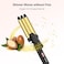 Small Hair Crimper, 1/2 Inch Beach Waves Curling Iron, Mini Hair Waver for Short &amp; Long Hair, Argan Oil Infused 3 Barrel Curling Iron, Fast Heat Up Crimps Hair Iron, Light Weight &amp; Easy to Use