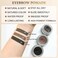 VERONNI Eyebrow Cream,Brow Color Long Lasting Waterproof Eyebrow Pomade Gel,Eyebrows Enhancers Soft Smooth Eye Makeup 0.75oz (#05 Ebony)
