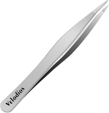 Pointed Tweezers for Women Facial Hair, High Precision Eyebrow Tweezers for Eyebrows, Ingrown Hair, Splinters, No Gaps and Perfectly Aligned