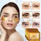 Jeffbaubl 50 Pairs 24K Gold Eye Mask,Under Eye Patches for Dark Circles and Puffiness,Eye Patches Gel Crystal Collagen Eye Mask,Anti Aging Eye Pads Used for Eye Bags Women and Men
