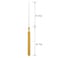 Micro Ring Hair Extension Loop Needle Threader Feather Hook Tool Wire Pulling Hook Tools for silicone Microlink Nano beads Cold Fusion (6Pcs)