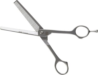 Mars Professional Stainless Steel Grooming Shears, 46 Tooth Blender, Thinning Scissors