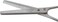 Mars Professional Stainless Steel Thinning Scissors Shears, Double Toothed Blades, 5.5" Length