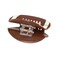 Brown Rugby Hair Claw,Hair Clips for Women,Creative Ball Theme Hair Clamp Rugby Hair Clips,Sports Hair Accessories,Headwear Hair Barrettes Hair Ornament for Women Girls Hair Clips(7cm)