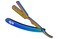 Professional Barber Straight Edge Razor Safety with 100-Pack Derby Blades - 100 Percent Stainless Steel - Straight Edge Safety Razors - Pirates Cut Mens straight razor (Rainbow)