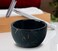 Marbled Shaving Mug - Black Resin Shave Cream &amp; Soap Bowl - Cup