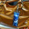 Birdz 1 UNICORN Patterned Material Lip Balm Holsters LIPSTICK HOLDER WITH Metal Clip