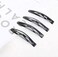 24 Pcs Large Metal Hair Snap Clips 2.36 inch Long No-slip Hair Clips Barrettes for Women and Girls (Black)