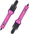 360 Two Way Rotating Professional Hair Curling Iron Curler - Heatless Hair Curler   Curling Wand   Look Extremely VIP 360 Airflow Styler Curling Iron (Pink)