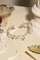 BABEYOND Crystal Leaf Wedding Diadem Headband Bridal Bridesmaid Forehead Band Rhinestone Bridal Tiara Crown (Rose Gold)