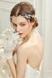 BABEYOND Crystal Leaf Wedding Diadem Headband Bridal Bridesmaid Forehead Band Rhinestone Bridal Tiara Crown (Rose Gold)