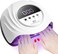 208W UV LED Nail Lamp, Professional UV Nail Dryer Light with 66Pcs Lamp Beads, Fast Gel Curing Lamp 4 Timer Setting Auto Sensor, Portable Handle Gel Polish Lamp for Salon and Home Nail Art Tools