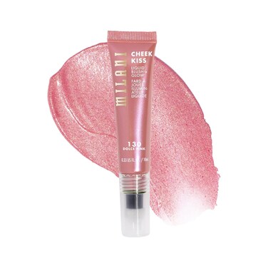 Milani Cheek Kiss Blush + Glow Highlighter - 130 Dolce Pink