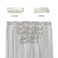 HSPJHTM White Hair Extension Clip in Hair Extensions for Women Halloween 5 Pieces 22" Synthetic Long Straight Silver Thick Hair Pieces for Women Cheap Grey Silver Full Head