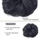 1 Piece Messy Hair Bun Messy Synthetic Chignon Ponytail Curly Wavy Hair Scrunchies Extension for Women Updo Hairpieces (1B#)