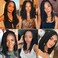 Pre-stretched Braiding Hair, Synthetic Fiber Hair Extensions, Ombre Braiding Hair Pre stretched, Crochet Twist Braid (18''-8packs, 1b)&hellip;