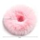 Furling Pompoms Furry Faux Rabbit Fur Hair Scrunchies Artificial Fur Hair Bobbles Elastic Hair Band Rope Wristband Ponytail Accessories Light Pink 2pcs