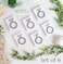6 Pack Bridesmaid Gift Spiral Hair Ties on a Proposal Card - Phone Cord Hair Ties for Bridal Maid of Honor (Gold or Silver)&hellip; (Dark Silver)
