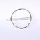 Minimalist Dainty Hair Clips for Women Hollow Geometric for Women and Girls on any Occasion(2 Pcs,1 Gold &amp; 1 Silver)