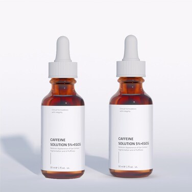 Caffeine Solution 5% + EGCG For Face, 30ML 2 PCS Moisturizing Caffeine Eye Serum For Dark Circles &amp; Puffiness, Anti-aging Caffeine Serum.