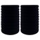 Thick Hair Ties, BETITETO 20 Pieces Seamless Ponytail Holders Scrunchies Women Cotton Stretch Hair Elastics for Thick Heavy or Curly Hair (Upgrade Black Large Size - 7cm)