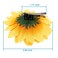 12 Pieces Sunflower Hair Clips Alligator Pins Accessories 3.9 inches for Wedding Party Boho Beach Photography Christmas Decorations