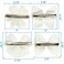 Pearls White Hair Bows for Girls, 4 Pieces Elegant Flower Rhinestone Alligator Hair Clips Beads Hairgrip for Women Teens