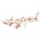 BETITETO Pink Opal Crystal Headpiece Wedding Bridal Rhinestone Hair Vine Piece Accessories for Bridesmaid Women Girls Party