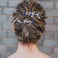Crystal Bridal Hair Pins Sparkle White Blue Rhinestone Wedding Hair Piece Accessories for Women Girls (Pack of 2) (Blue)