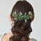 BETITETO Emerald Bridal Hair Vine Green Crystal Headpieces Hair Piece Accessories for Wedding Women Girls Party