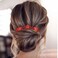 BETITETO Bridal Crystal Hair Piece with Comb 3 Pieces Small Rhinestone Wedding Gold Hair Pins Accessories for Women Girls (Red)