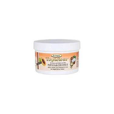 Topiclear Papaya &amp; Coconut Body Cream 18 Oz