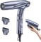 Brushless Motor Ionic Hair Dryer, Light-Weight Travel Folding Blow Dryer, Llano Professional Salon Fast Drying Hairdryer with Hair Care Ions, 100time/S Heat Sensor Hair Anti-Scald, Hot&amp;Cold Cycles
